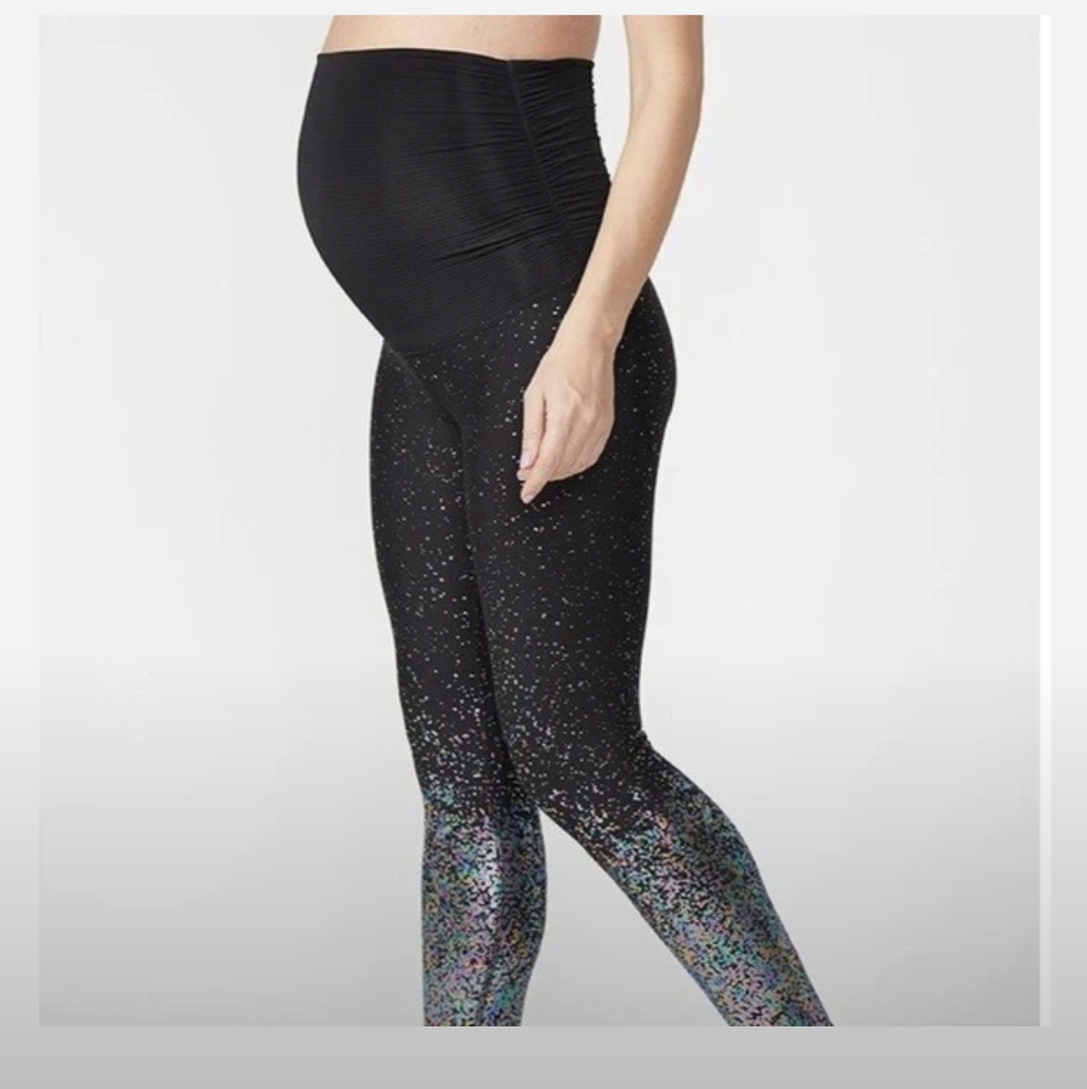 NWT BEYOND YOGA Alloy Maternity Legging Iridescent